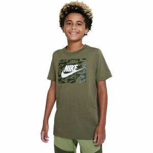 Nike NSW TEE CAMO FUTURA Fiú póló, khaki, méret kép