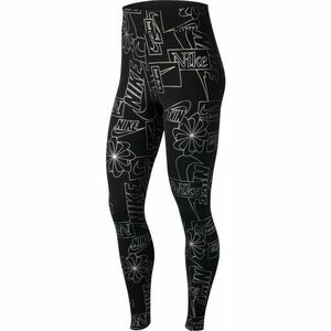 Nike NSW ICN CLSH TIGHT AOP W Női legging, fekete, méret kép