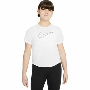 Nike DF ONE SS TOP GX G Lány póló, fehér, méret kép