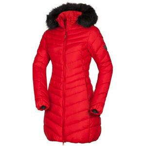 Northfinder VONILA Női hosszú kabát, piros, méret kép