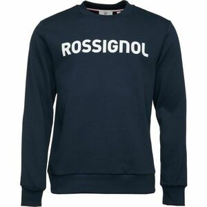 Rossignol LOGO SWEAT RN FL Férfi pulóver, sötétkék, méret kép