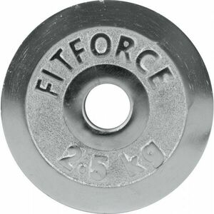 Fitforce SÚLYZÓTÁRCSA 2, 5KG CHROM 30MM Súlyzótárcsa, ezüst, méret kép