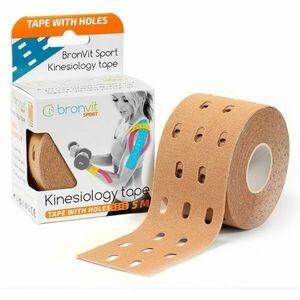 BronVit KINESIO TAPE Kineziológiai tapasz, bézs, méret kép