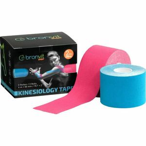 BronVit SPORT KINESIO TAPE SET 5CM X 6 M Kineziológiai tape szett, kék, méret kép