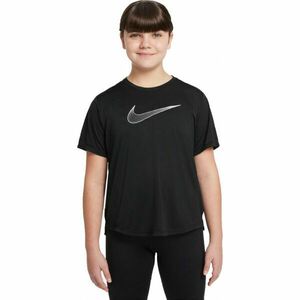 Nike DF ONE SS TOP GX G Lány póló, fekete, méret kép