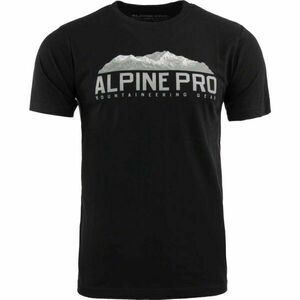ALPINE PRO MODEN Férfi póló, fekete, méret kép