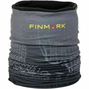 Finmark FSW-250 Gyerek multifunkcionális kendő fleece béléssel, sötétszürke, méret kép