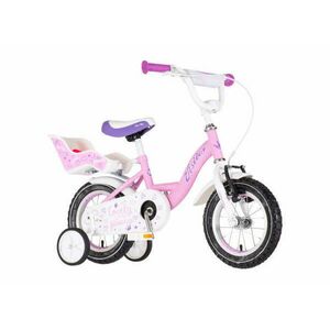Visitor Lovely Princess 12 rózsaszín királylányos gyerek kerékpár kép