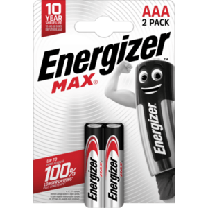 Energizer Max AAA alkáli elemek E303325300, 2 db kép