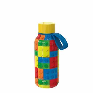 Hőtartó fémkulacs Solid Kids Color Bricks 330ml - Quokka kép