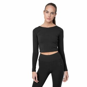 4F-WOMENS LONGSLEEVE TSDL019-20S-DEEP BLACK Fekete S kép