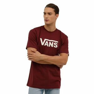 VANS-CLASSIC TEE-B BURGUNDY-MARSHMALLOW Piros XL kép