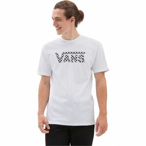 VANS-CHECKERED Tee-B White/Black Fehér XL kép