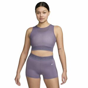 NIKE-PRO MESH TANK-509 DAYBREAK/WHITE Lila S kép