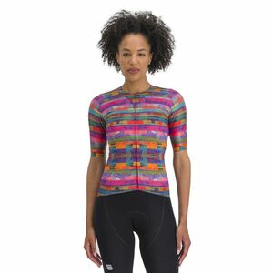 SPORTFUL-Glitch w bomber jersey, multicolor pink Keverd össze S kép