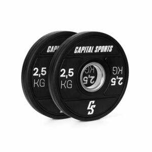 Capital Sports Elongate 2020, tárcsák, 2 x 2, 5 kg, keményített gumi, 50, 4 mm kép