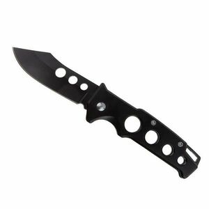 IdeallStore® vadászkés, Perfect Blade, rozsdamentes acél, 15 cm, fekete kép