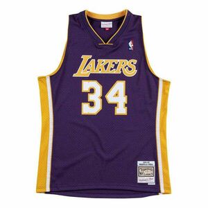 MITCHELL & NESS LOS ANGELES LAKERS SHAQUILLE ONEAL 99-00 - 34 SWINGMAN 2.0 JERSEY kosárlabda mez Lila S kép