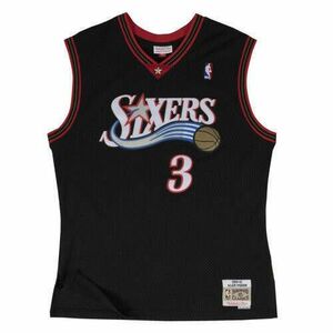 MITCHELL & NESS PHILADELPHIA 76ERS ALLEN IVERSON 00-01' - 03 SWINGMAN 2.0 JERSEY kosárlabda mez Fekete XXL kép