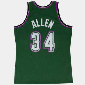 Mitchell & ness milwaukee bucks'96 ray allen - 34 swingman 2.0 jersey kosárlabda mez férfi zöld xxl kép