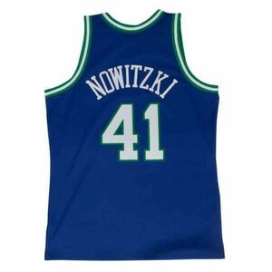 Mitchell & ness dallas mavericks dirk nowitzki 98-99 - 41 nba swingman 2.0 jersey kosárlabda mez férfi kék xs kép