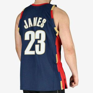 Mitchell & ness nba cleveland cavaliers lebron james swingman jersey kosárlabda mez férfi kék xxl kép