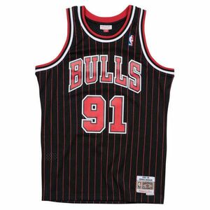 MITCHELL & NESS CHICAGO BULLS DENNIS RODMAN 95-96' - 91 ALT. SWINGMAN 2.0 JERSEY kosárlabda mez Fekete/Piros XXL kép