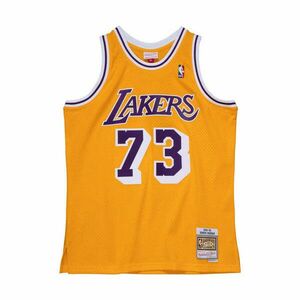 MITCHELL & NESS LOS ANGELES LAKERS DENNIS RODMAN Swingman Jersey kosárlabda mez Arany M kép