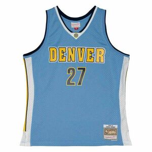 MITCHELL & NESS DENVER NUGGETS Jamal Murray Mens Swingman Jersey kosárlabda mez Kék M kép