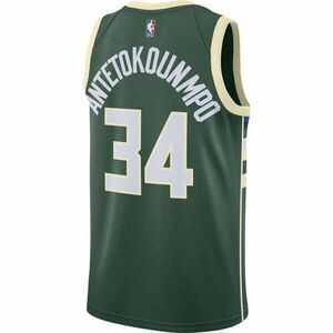 Nike x nba giannis antetokounmpo milwaukee bucks swingman jersey kosárlabda mez férfi zöld 3xl kép