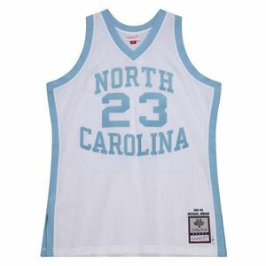 MITCHELL & NESS UNIVERSITY OF NORTH CAROLINA MICHAEL JORDAN 83' AUTHENTIC JERSEY kosárlabda mez Fehér M kép