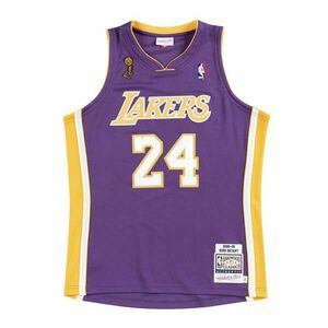 MITCHELL & NESS NBA LOS ANGELES LAKERS KOBE BRYANT - 24 AUTHENTIC JERSEY kosárlabda mez Lila XS kép