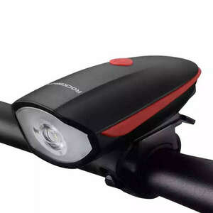 Bicycle electronic bell and light Rockbros 7588 (black and red) kép