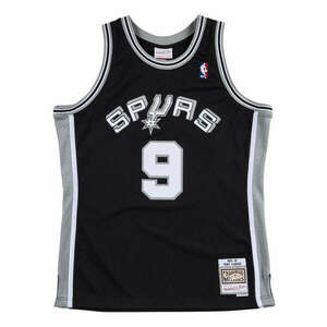 MITCHELL & NESS SAN ANTONIO SPURS TONY PARKER 01-02' - 09 SWINGMAN 2.0 JERSEY kosárlabda mez Fekete S kép