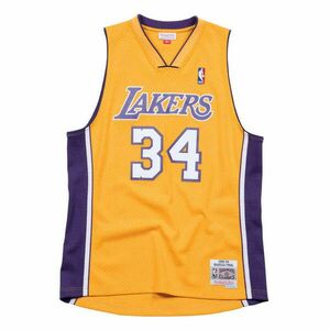 MITCHELL & NESS LOS ANGELES LAKERS SHAQUILLE O'NEAL 99-00' SWINGMAN 2.0 JERSEY kosárlabda mez Sárga XL kép