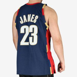 Mitchell & ness nba cleveland cavaliers lebron james swingman jersey kosárlabda mez férfi kék l kép