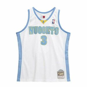 MITCHELL & NESS DENVER NUGGETS 2006-2007 HOME ALLEN IVERSON SWINGMAN JERSEY kosárlabda mez Fehér XXL kép