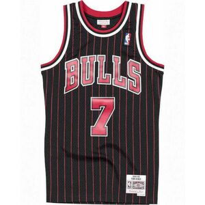 MITCHELL & NESS CHICAGO BULLS TONI KUKOC 1995-96' - 07 SWINGMAN 2.0 JERSEY kosárlabda mez Fekete S kép