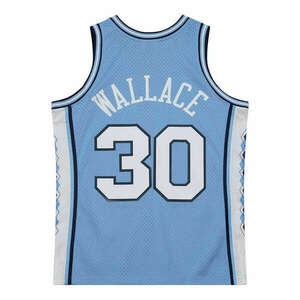 Mitchell & ness university of north carolina rasheed wallace dark jersey kosárlabda mez férfi világoskék m kép