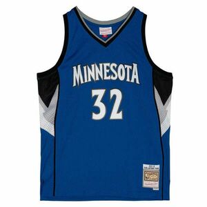 MITCHELL & NESS MINNESOTA TIMBERWOLVES Karl-Anthony Towns Mens Swingman Jersey kosárlabda mez Kék M kép