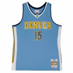 MITCHELL & NESS DENVER NUGGETS NIKOLA JOKIC Mens Swingman Jersey kosárlabda mez Kék M kép