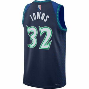 Nike x nba karl-anthony towns minnesota timberwolves dri fit swingman jersey kosárlabda mez férfi kék xxl kép