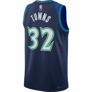 Nike x nba karl-anthony towns minnesota timberwolves dri fit swingman jersey kosárlabda mez férfi kék m kép