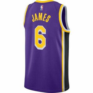 Jordan x nba lebron james los angeles lakers statement 20 swingman jersey kosárlabda mez férfi lila 3xl kép