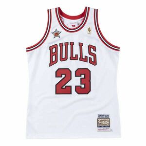 MITCHELL & NESS NBA CHICAGO BULLS MICHAEL JORDAN 97-98'- 23 AUTHENTIC JERSEY kosárlabda mez Fehér XL kép