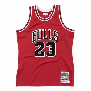 MITCHELL & NESS NBA CHICAGO BULLS MICHAEL JORDAN 1985-86'- 23 AUTHENTIC JERSEY kosárlabda mez Piros M kép