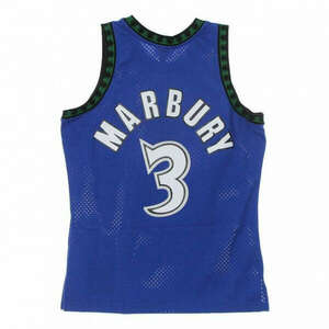 Mitchell & ness minnesota timberwolves 96-97 stephon marbury swingman 2.0 jersey kosárlabda mez férfi kék s kép