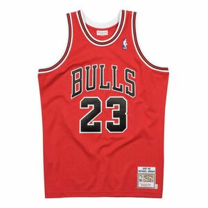 MITCHELL & NESS NBA CHICAGO BULLS 1997 MICHAEL JORDAN - 23 AUTHENTIC JERSEY kosárlabda mez Piros M kép