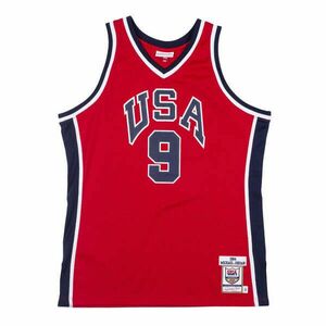 MITCHELL & NESS MICHAEL JORDAN 1984 USA AUTHENTIC ALTERNATE JERSEY kosárlabda mez Piros XS kép