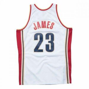 Mitchell & ness cleveland cavaliers lebron james 03-04' - 23 swingman 2.0 jersey kosárlabda mez férfi fehér m kép